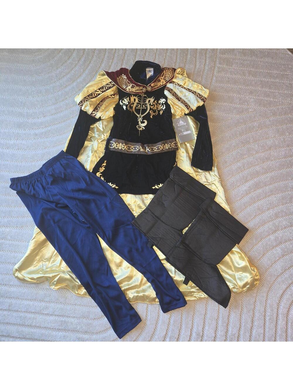 NWT Disney Cruise Bibbidi Bobbidi Boutique Knight Prince Costume Kids Sz 9/10